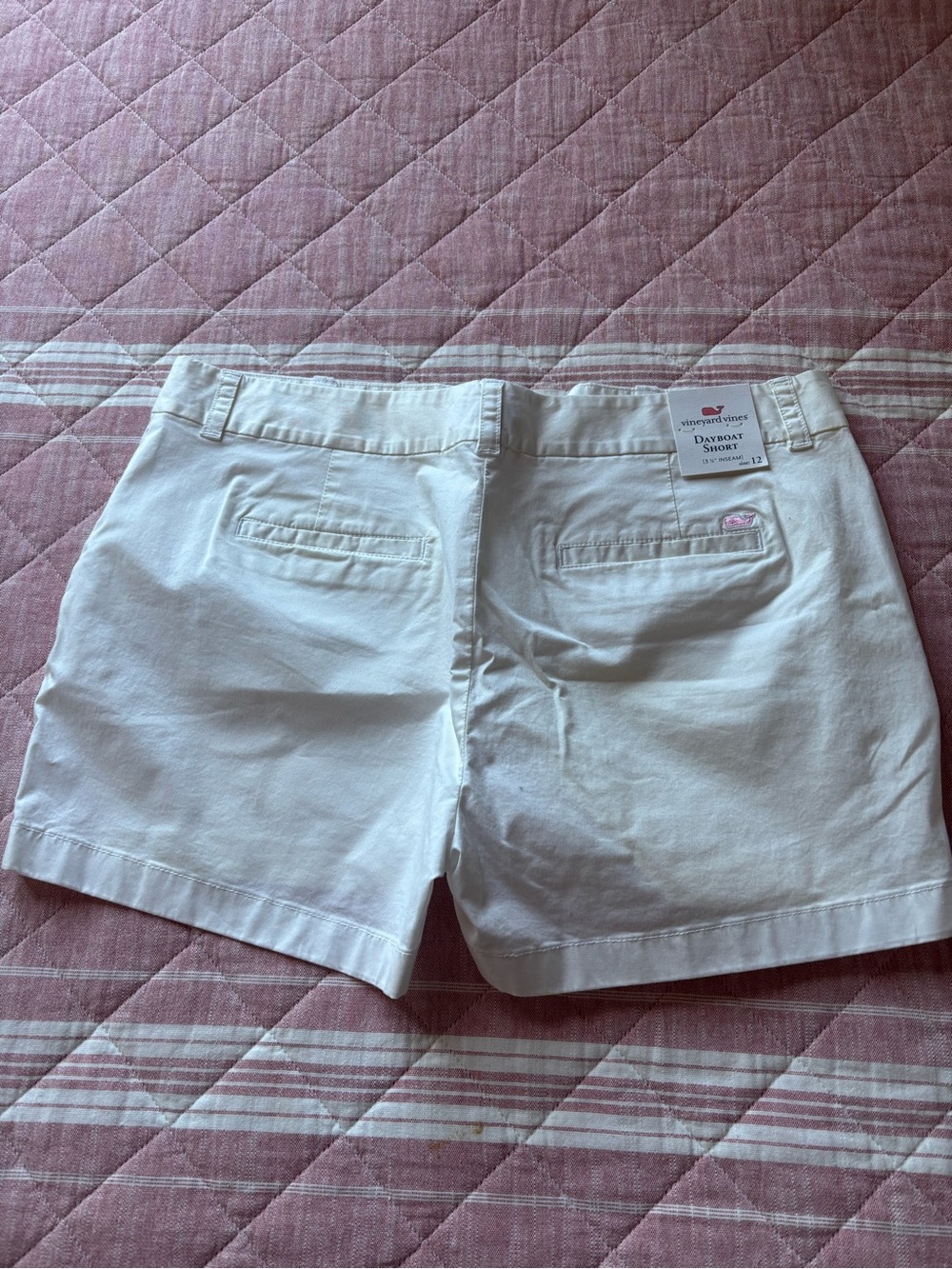 Vineyard Vines White Dayboat Bermuda Shorts
